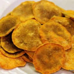 Microwave Sweet Potato Chips