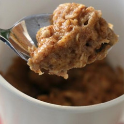 Microwaved Oatmeal Cookie Breakfast Cup