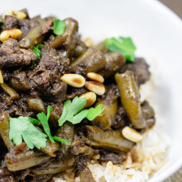 Middle Eastern Beef Stew Recipe with Green Beans