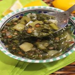 MIDDLE EASTERN CHARD AND LENTIL SOUP