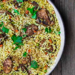 Middle Eastern Chicken and Rice 