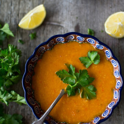Middle Eastern Red Lentil Soup