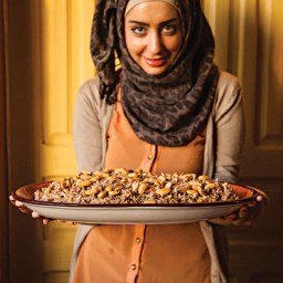 Middle Eastern-Spiced Rice with Toasted Almonds