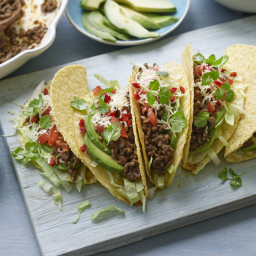 Midweek tacos using batch-cooked mince