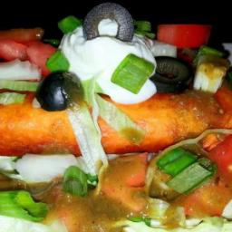 Mike's Chimichangas & Green Chile Sauce 