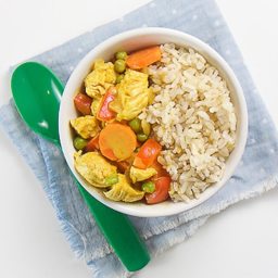 Mild Curry Chicken & Veggies for Toddler + Kids