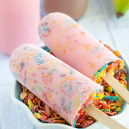 Milk and Cereal Breakfast Popsicles