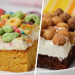 Milk And Cereal Brownies And Blondies Recipe by Tasty