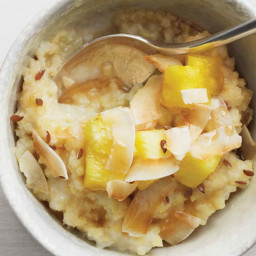 Millet with Pineapple, Coconut, and Flaxseed