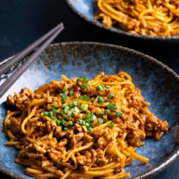 Mince and Kimchi Noodles