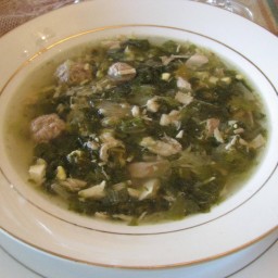 Minestra Maritata / Italian Wedding Soup Recipe