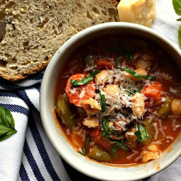 Minestrone Italian Sausage Soup recipe from A Gouda Life