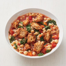 Minestrone with Kale and Turkey Sausage