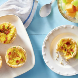 Mini Bacon and Cheese Quiches