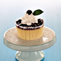 Mini Blueberry Cheese Cupcakes 迷你蓝莓芝士杯子蛋糕