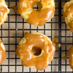 Mini Browned Butter Caramel Donuts