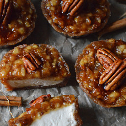 Mini Caramel Apple Cheesecakes