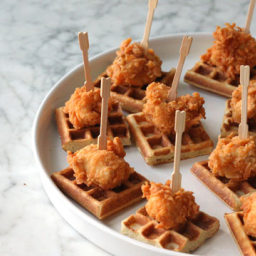 Mini Chicken and Waffles