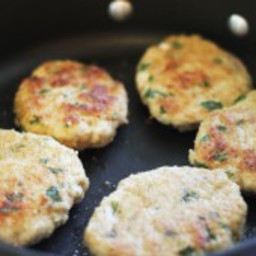 Mini Chicken Burgers with Herbs