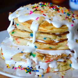 Mini Crunch Cereal Pancakes