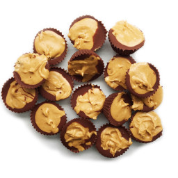 Mini Dark Chocolate Peanut Butter Protein Cups