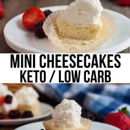 Mini Keto Cheesecakes