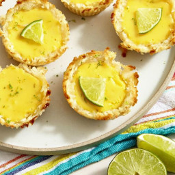 Mini Key Lime Pies with Coconut Macaroon Crust