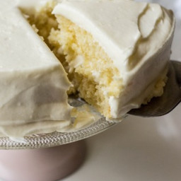 Mini Lemon Layer Cake for Two