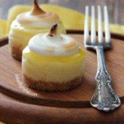 Mini Lemon Meringue Cheesecakes
