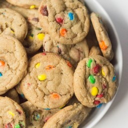 Mini M and M Cookies