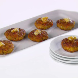 Mini Shrimp Cakes with Ginger Butter