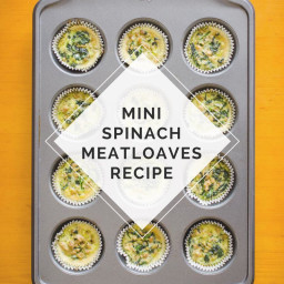 Mini Spinach Meatloaves Recipe [Paleo, Keto]