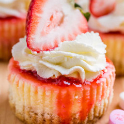 Mini Strawberry Cheesecakes Recipe