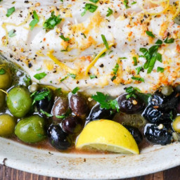 Minimal Monday: Cod with Lemon and Olives