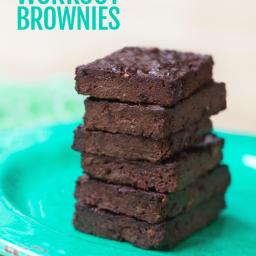 Mint Chocolate Workout Brownies