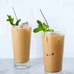 Mint Mojito Iced Coffee {Paleo and Keto Options}