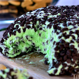 Mint Chocolate Chip Cheese Ball