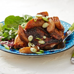 Miso-Ginger Roasted Chicken and Pears