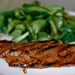 Miso Glazed Flank Steak Recipe