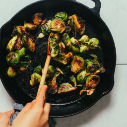 Miso-Glazed Roasted Brussels Sprouts