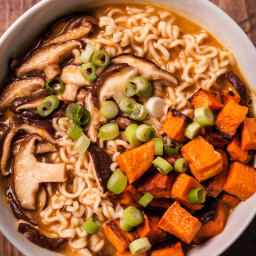 Miso Ramen with Roasted Vegetables
