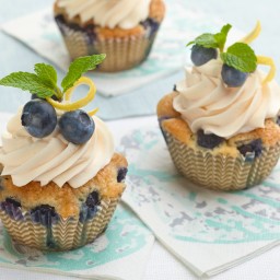 Missy's Lemon and Blueberry Cupcakes