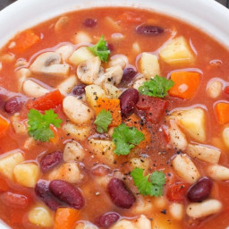 Mixed Beans and Root Vegetable Stew