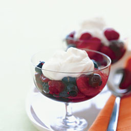 Mixed Berries with Mascarpone-Limoncello Cream