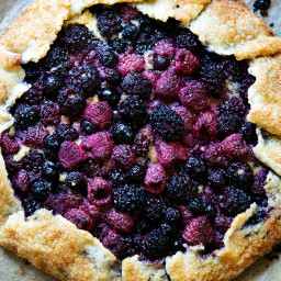 Mixed Berry Galette with Foolproof Pastry