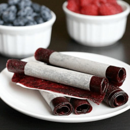 Mixed Berry Homemade Fruit Leather