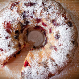 Mixed Berry Pound Cake