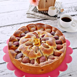Mixed Fruit Pastry Cake