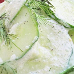 Mizeria (Polish Cucumber Salad) Recipe
