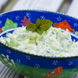 Mizeria: Polish Cucumbers in Sour Cream